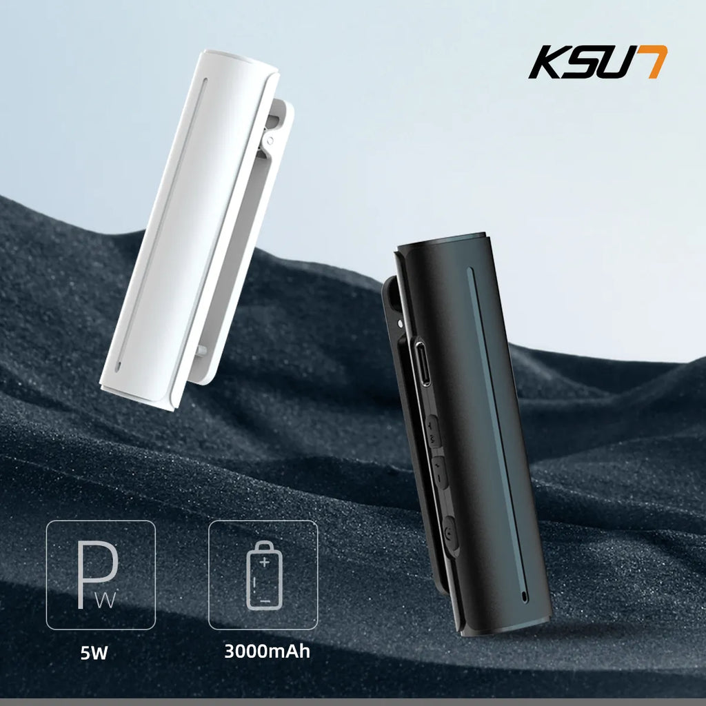 KSUN V50 Mini Walkie Talkie 2 Pcs With Earphone Lavalier Radios Wireless Communication Device Bar Hotel Two-way Radio Intercom-WAYBIKER