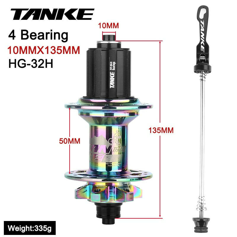 TANKE MTB Hub 6 NBK cubo Sealed Bearing 108 Ring 32 Holes Mountain Bike Disc Brake Aluminum Alloy Bike Hub 7 8 9 10 11 12 Speed