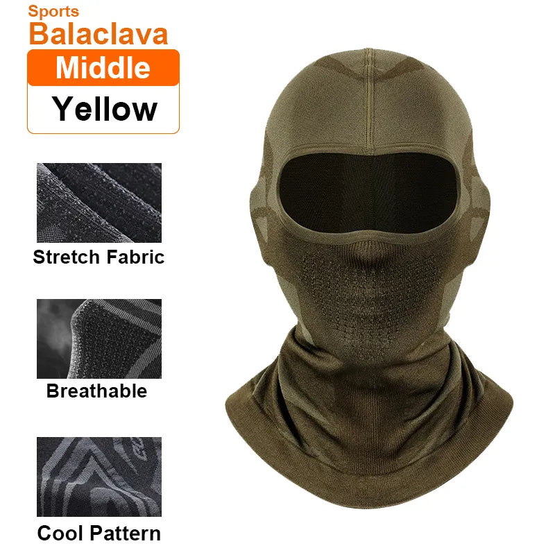 Sports Winter Thermal Cycling Face Mask Balaclava Head Cover Ski Bicycle Motocycle Windproof Soft Warm MTB Bike Hat Headwear-WAYBIKER
