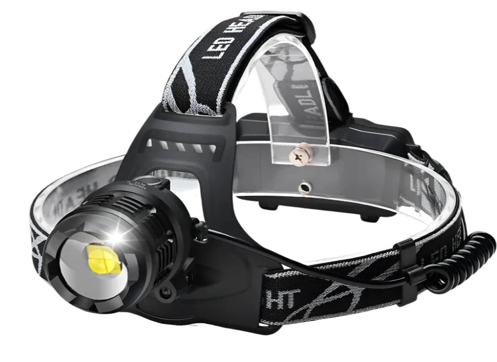 High Power Head Lamp USB Charging Output Charge Sensing Function Headlight With Safety helmet clips-WAYBIKER