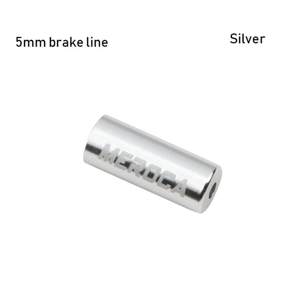10pcs Aluminium Bicycle Shift Brake Cable Cap MTB Road Bike Brake Shift Wire Tube Cable Protector End Tip Cap Accessories-WAYBIKER