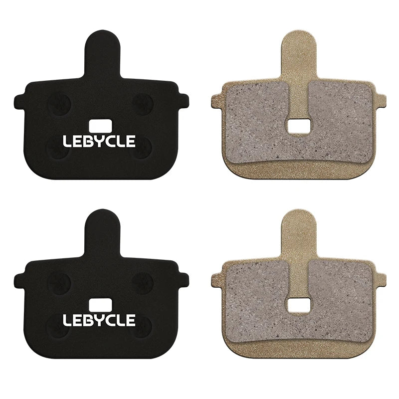 Lebycle 2Pairs High-Quality MTB Bike Resin Semi Metal Brake Pads Universal Hydraulic brake-WAYBIKER