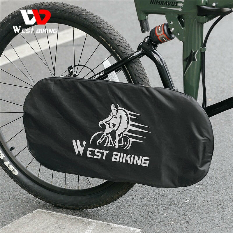 WEST BIKING Bicycle Chain Protector Cover Waterproof Dustproof MTB Road Bike Chainwheel Protection Cover Cycling Equipment