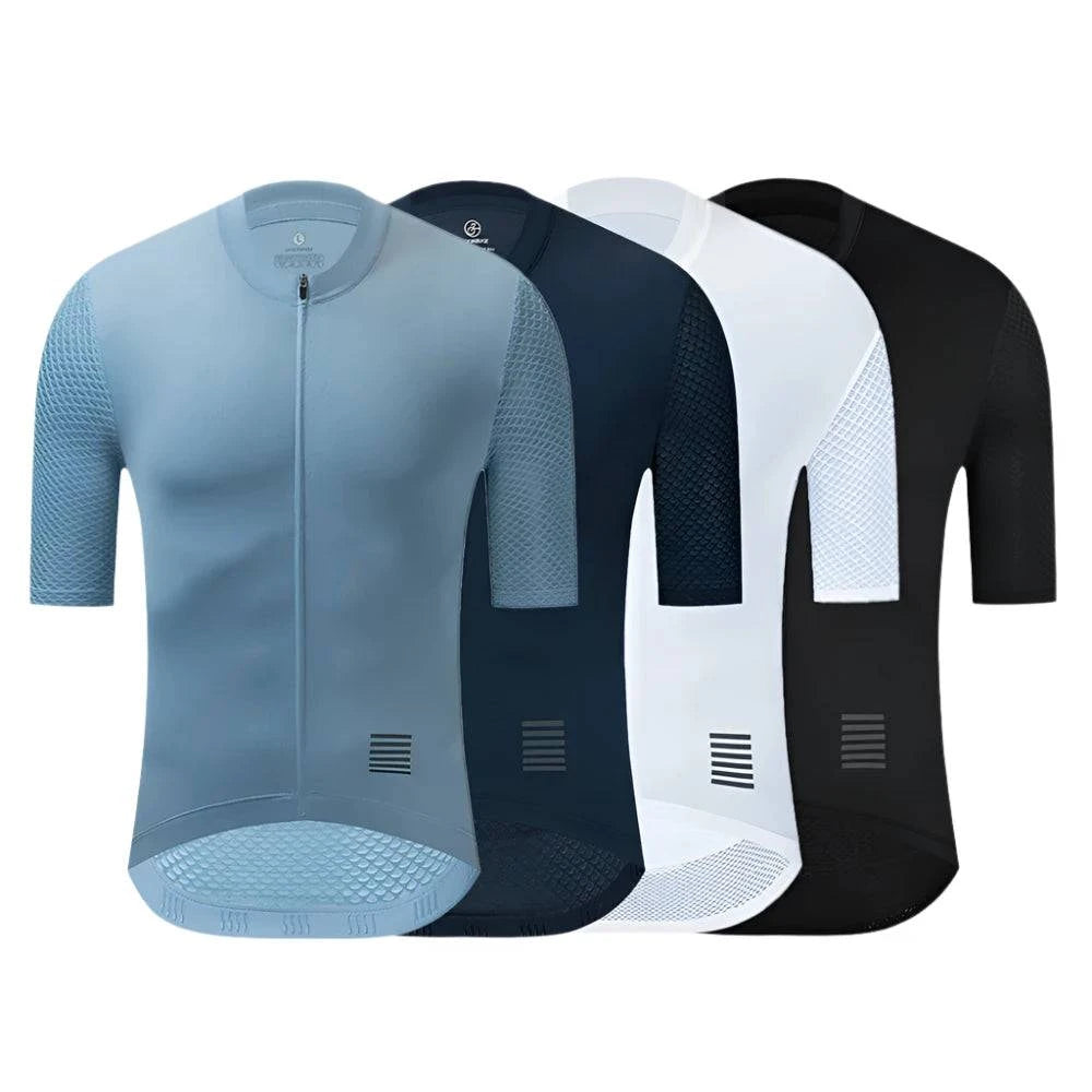 Men Cycling Jersey Short Sleeve Reflective Summer MTB Maillot Shirt Downhill Jersey Pro Team Mountain Bicycle Clothing-WAYBIKER