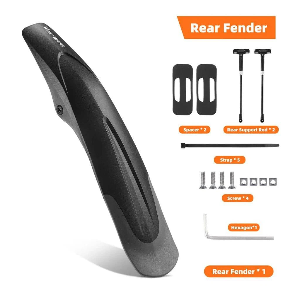 Bike Mudguard Widen Quick Release 26-29in Universal Bike Fenders  Bike Wing Bicycle Accessories-WAYBIKER