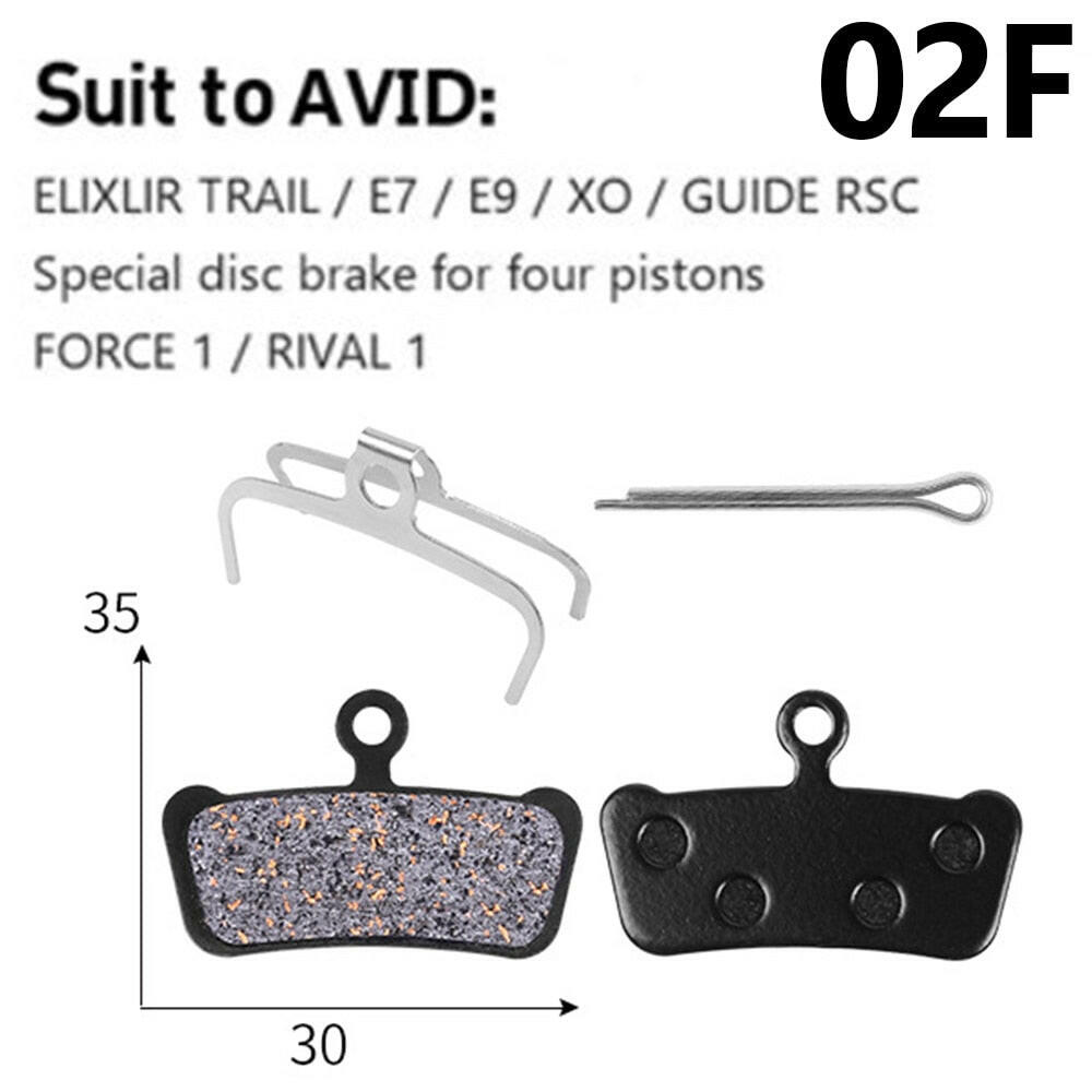 1 Pair/2pcs MTB DISC Brake Pads for Shimano XT DEORE MT200 315 For Magura/TEKTRO/AVID/MEGURA/HAYS Resin/Metal Disc Brake Pads-WAYBIKER