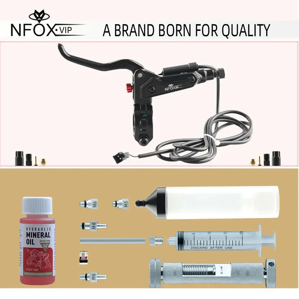 NFOX 2A New GT267 Oil Disc Power Off Brake Handle 3-pin Suitable for Electric Skateboarding Bicycle 2-pin Handle Rod Accessories