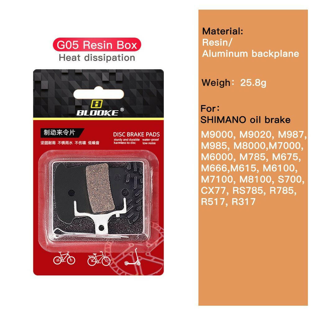 Heat Dissipation Brake Pad Bike Ceramics Resin Metal Cooling MTB J02A J03A XT SLX M785 M8000 M9000 Hydraulic Oil Brake-WAYBIKER