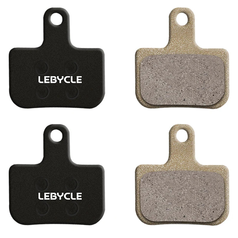 Lebycle 2Pairs High-Quality MTB Bike Resin Semi Metal Brake Pads Universal Hydraulic brake-WAYBIKER