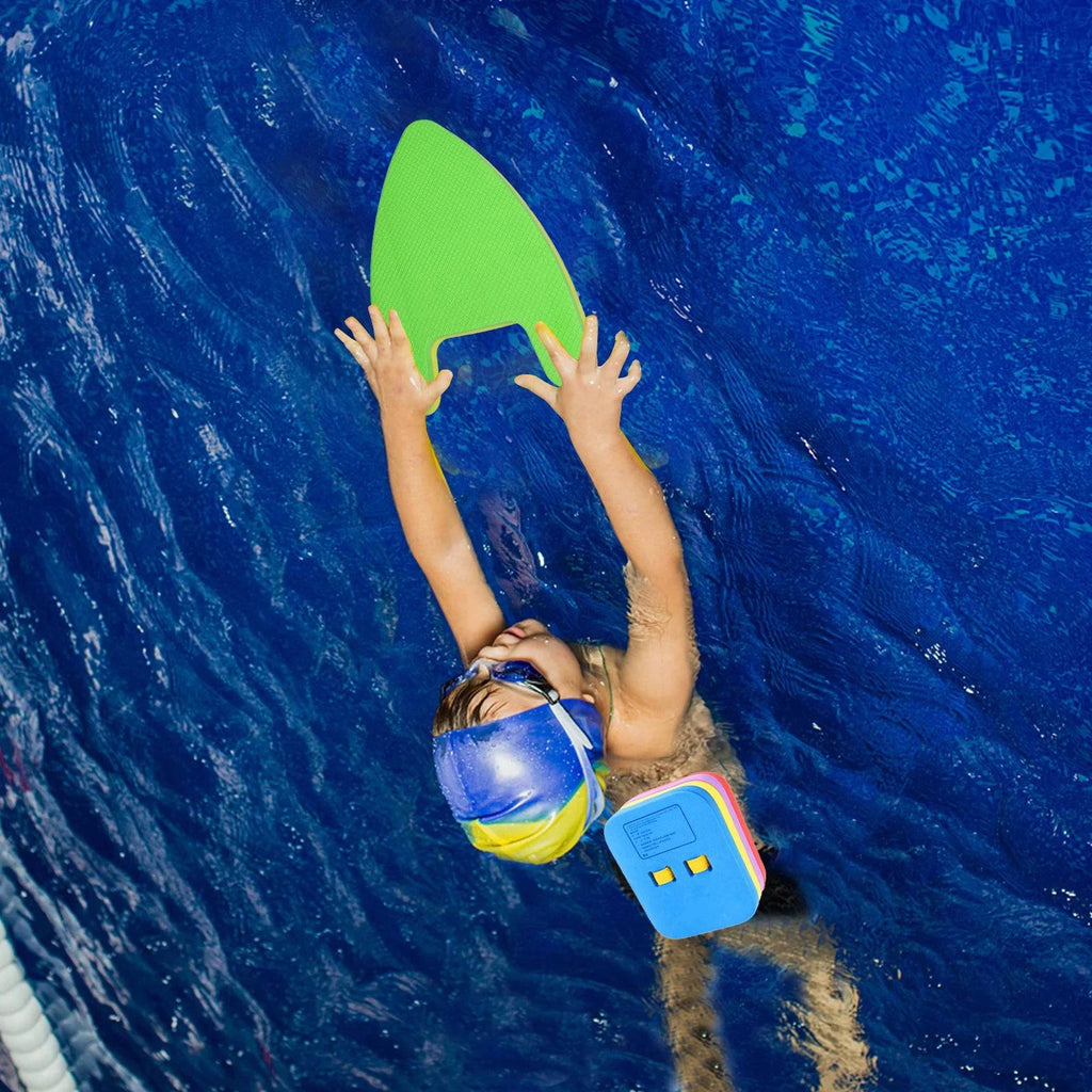Swimming Back Float and Kickboard Set for Kids Swimming Bubble Belt Swimming Training Float Board Children Swimming Belt-WAYBIKER