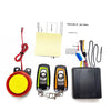 12V Universal Motorcycle Alarm System Two-way with Engine Start Remote Control Key Fob with Overload Protector-WAYBIKER