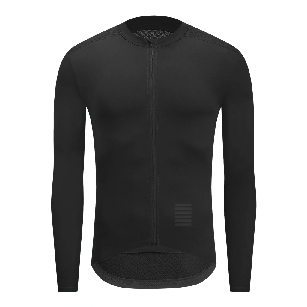 Ykywbike Men Cycling Jersey Long Sleeve Bicycle Jersey Pro Bike Shirt Cycling Shirt Man Breathable Man Cycling Maillot UV Summer-WAYBIKER