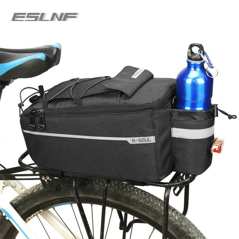 ESLNF Bicycle Carrier Bag Bike Rear Basket Waterproof Pannier Trunk Bags Back Rack Seat Bag Cycling Luggage Bag Accessories-WAYBIKER