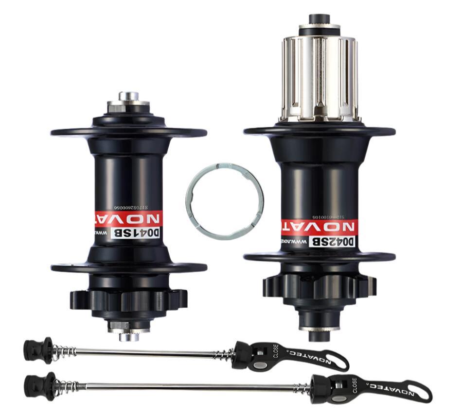 NOVATEC Bicycle Hub 4 Peilin Mountain Bike Hub D041SB/D042SB 28/32/36 Holes 6-Bolt Disc Brake For 8/9/10/11/12 Speed HG hub Body-WAYBIKER
