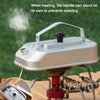 200ml Camping Kettle Outdoor Aluminum Alloy Kettle Foldable Handle Coffee Pot Picnic Water Boiler Teapot Cooking Accessory-WAYBIKER