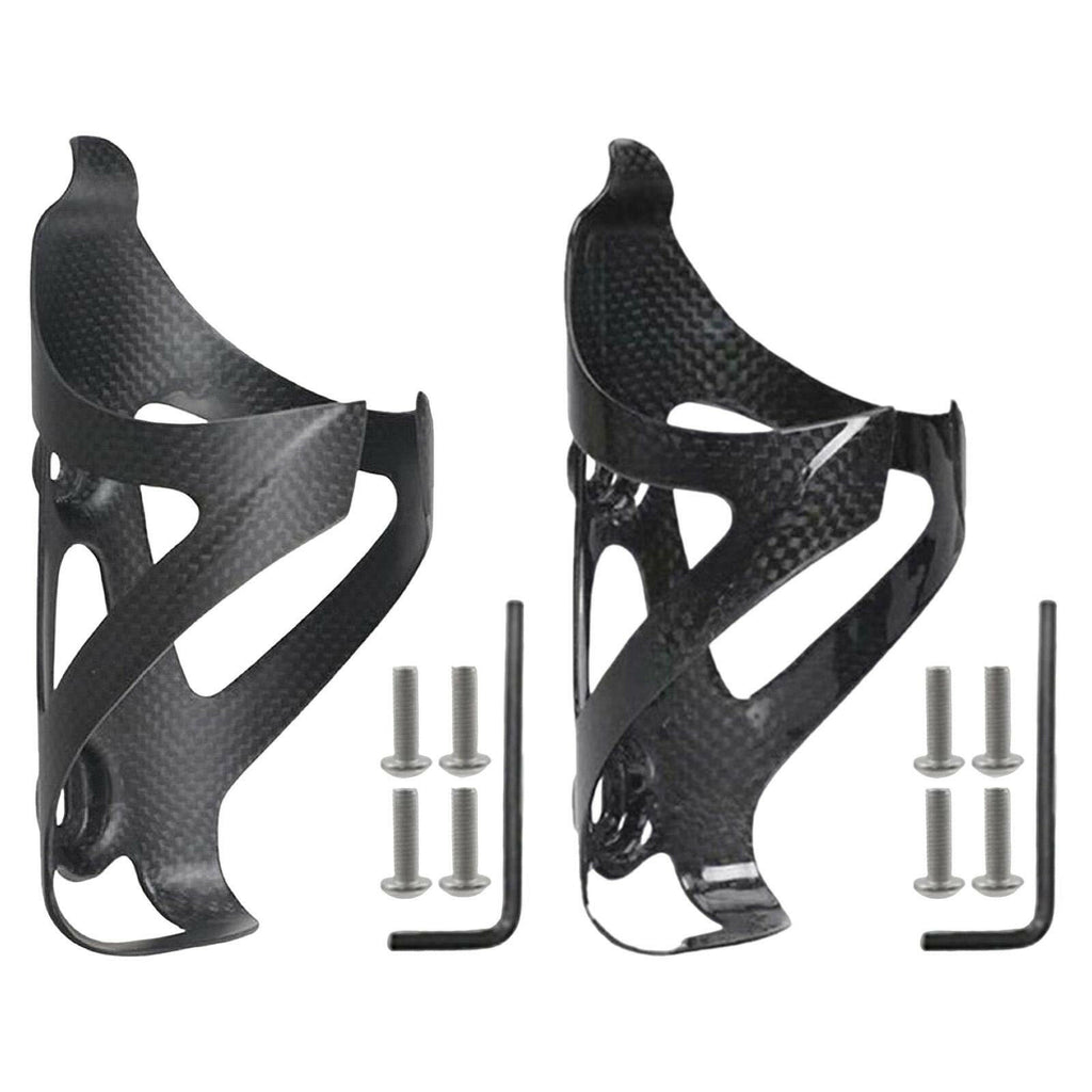Carbon Fiber  Bottle Cage Drink Cup Holder Lightweight Durable with Screws Easy Installation Outdoor-WAYBIKER