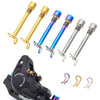 2Pcs Bicycle Hydraulic Disc Brake Pad Bolt M4 Titanium Alloy Pin Insert Caliper Screw Retainer Pin Cycling Bike Accessories-WAYBIKER