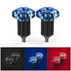 2PCS Motorcycle Handle Bar Ends Grips Moto CNC Metal Handlebar Counterweight Plug Slider Motor Bike Grips Dirt Bike Accessories-WAYBIKER