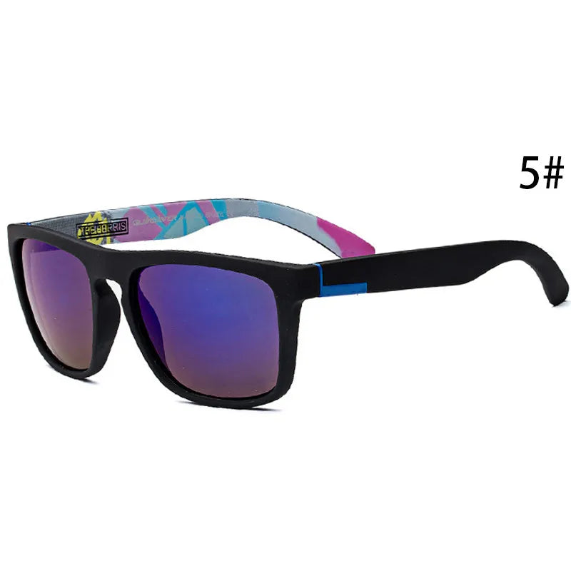 QS731 Classic Square Sunglasses Men Women Outdoor Beach Fishing Sun Glasses UV400 Hiking Driving Cycling Eyewear Sport Glasses-WAYBIKER