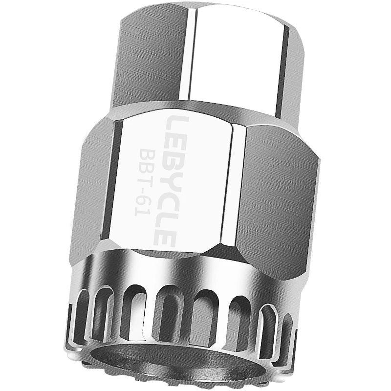 Lebycle Bicycle demolition socket sleeve square hole center axle removal maintenance tool steel socket-WAYBIKER