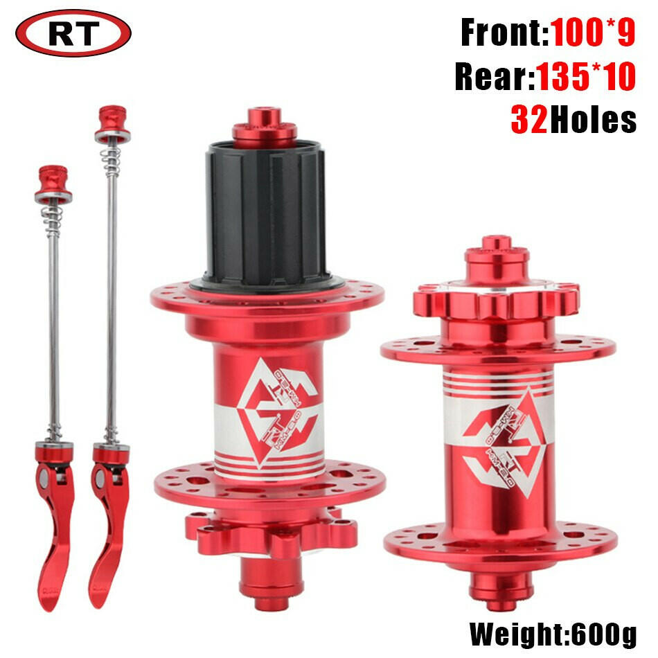 RT Mountain Bike Hub 32 Hole 5 Bearing Hub Rear 10*135mm QR100*15 12*142mm 8/9/10/11 Speed Quick Release Disc Brake MTB Hub-WAYBIKER