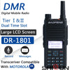 Baofeng DR-1801UV Long Range Dual Band DMR Digital/Analog Walkie Talkie Tier I Tier II Dual Time Slot Upgrade DM-1801 Ham Radios