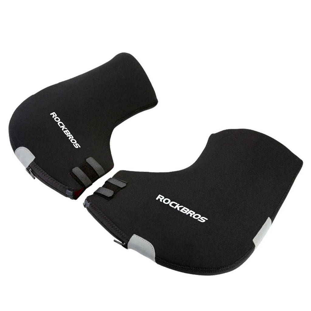 Winter Bicycle Handlebar Warm Gloves Windproof Bike Mittens Cold Weather Handlebar Mittens Water Resistant Bar Gloves-WAYBIKER