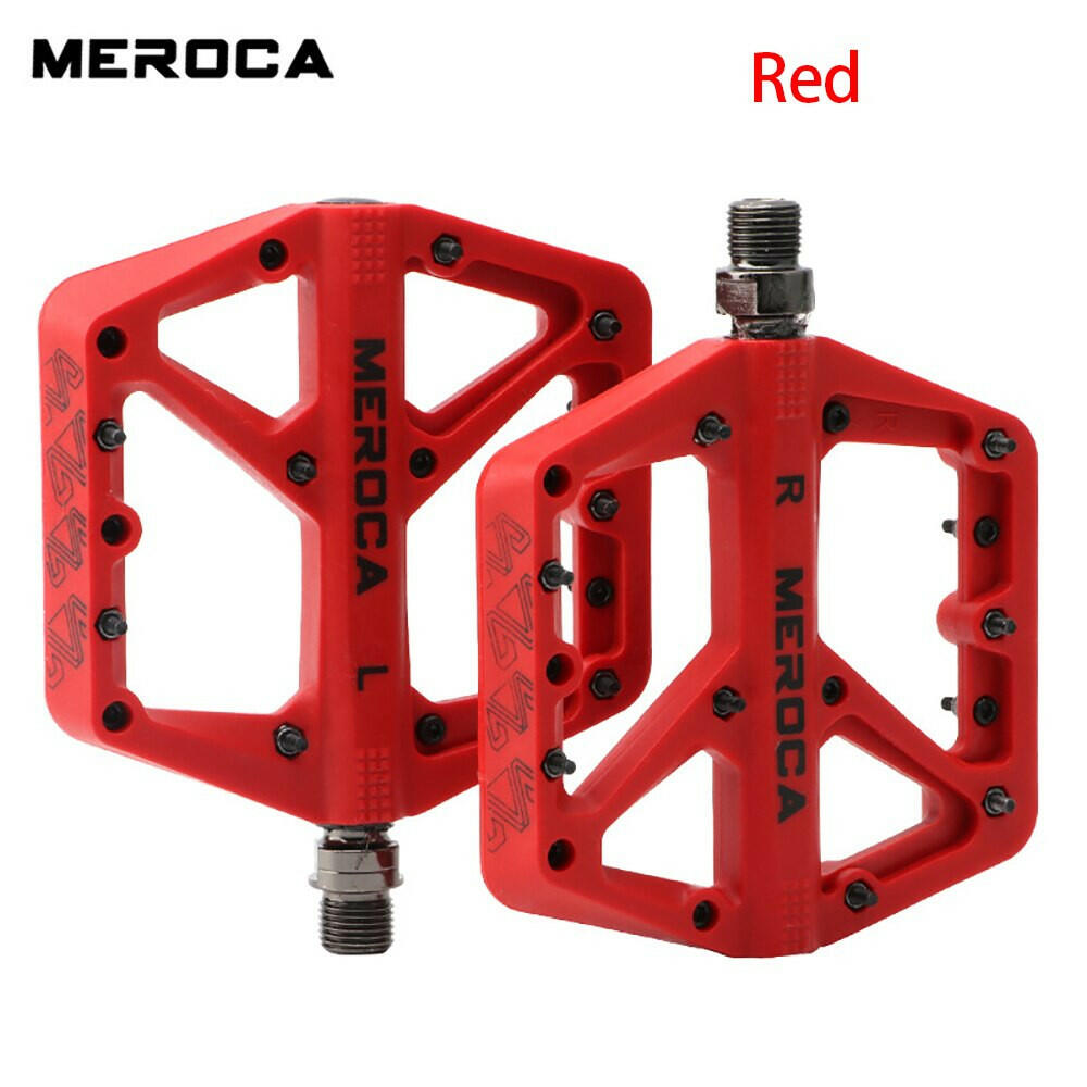 MEROCA Bicycle Pedal Mountain Bike Pedal Non-slip Nylon Ultralight Pedal for XC Off-road Bike-WAYBIKER