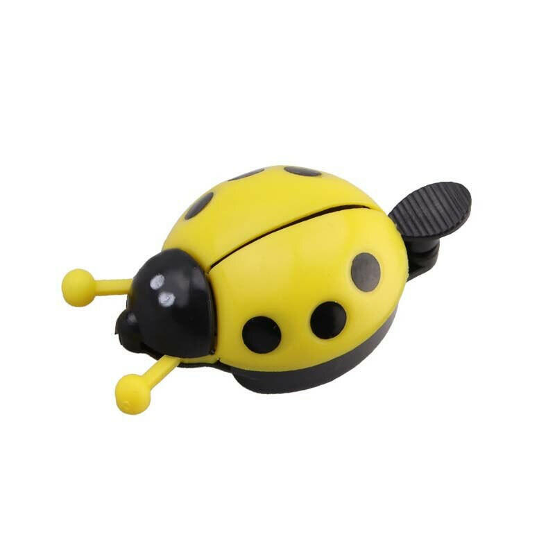 Cute Cartoon Ladybug Shaped Bike Bell Children Balance Car Bicycle Hand Press Small Bells Easy Operation Sports Bike Accessories-WAYBIKER