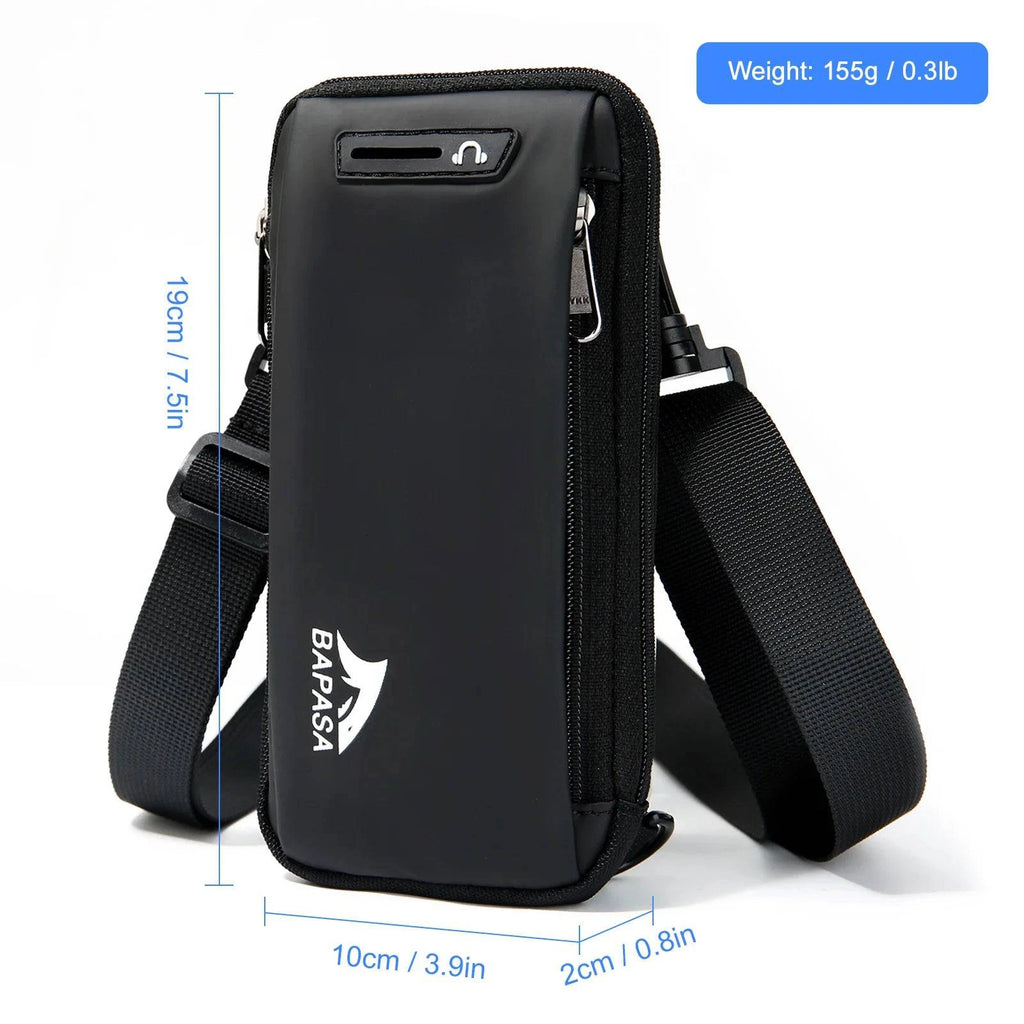 BAPASA Phone Bag Phone Purse Cross Body Bag Waist Phone Pouch Fit 6.5/7.5Inch Phones Mini Portable Waist Pouch for phone Xiaomi-WAYBIKER