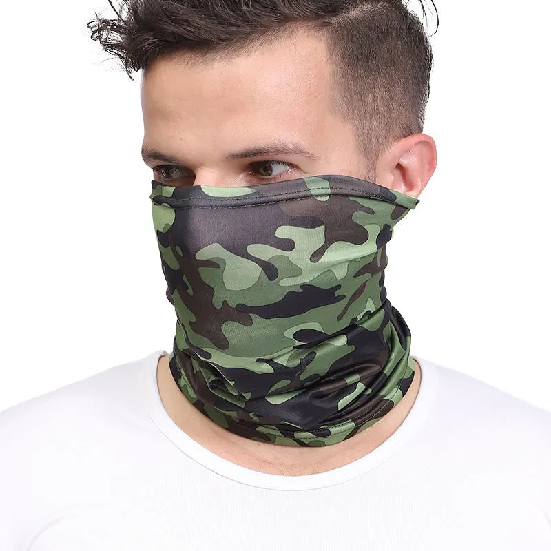 Multifunctional Outdoor Face Mask Camouflage UV Protection Bandana Scarf Neck  Fishing Hiking Cycling Head Wrap Cover-WAYBIKER