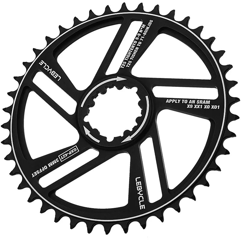 Lebycle MTB Bicycle 32/34/36/38/40/42T Crankset for GXP BB30 PF30 Chainwheel chainrings-WAYBIKER