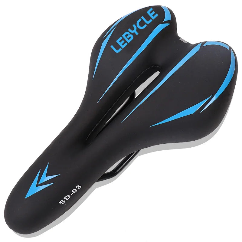 Lebycle MTB Mountain Road Bike Seat Bicycle Saddle Comfortable Soft Cycling Cushion Exercise Bike Saddle for Men and Women-WAYBIKER