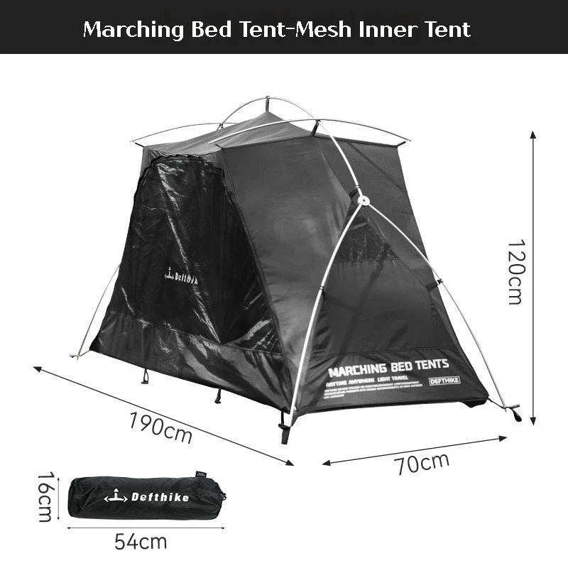 Difeike customer exposed camping beds, tents, single person hiking tents, lightweight overnight shelter for rain protection-WAYBIKER