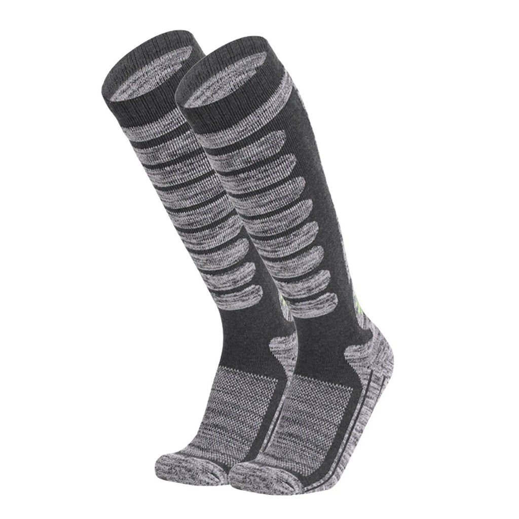 Long Tube Ski Socks Winter Sports Socks Skiing Snowboarding Thermal Knitting Socks for Hiking Climbing-WAYBIKER