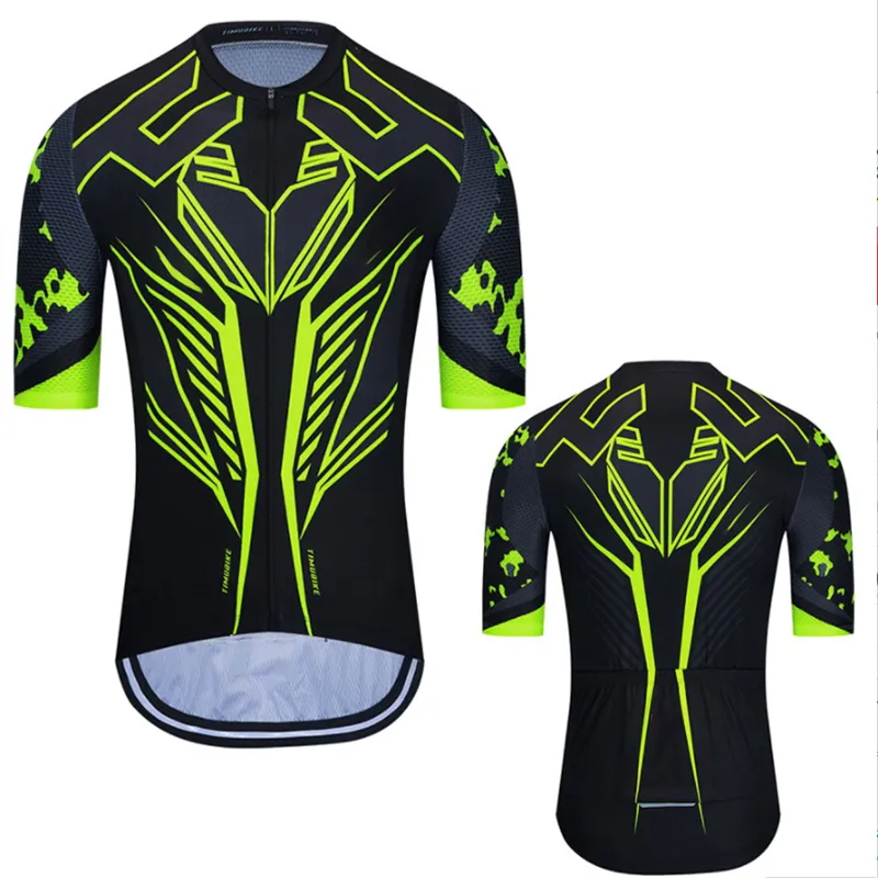 Classic Black Men Cycling Jersey 2023 Cycling Racing Tops Short Sleeve Cyclist Clothes Shirt Maillot Summer Bicycle Bike Wear-WAYBIKER