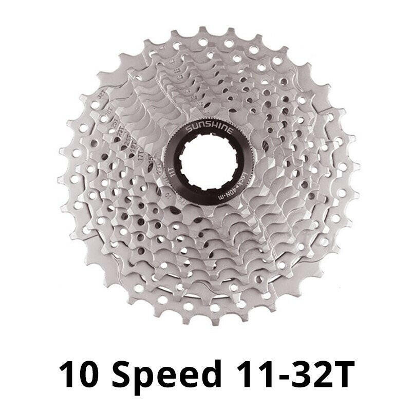 New SUNSHINE 8/9/10/11/12 Speed Road Bike Cassette Sprocket Bicycle Chainwheel Compatible with SHIMANO/SRAM Bike Parts-WAYBIKER