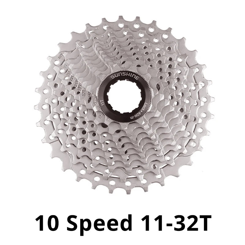New SUNSHINE 8/9/10/11/12 Speed Road Bike Cassette Sprocket Bicycle Chainwheel Compatible with SRAM Bike Parts-WAYBIKER