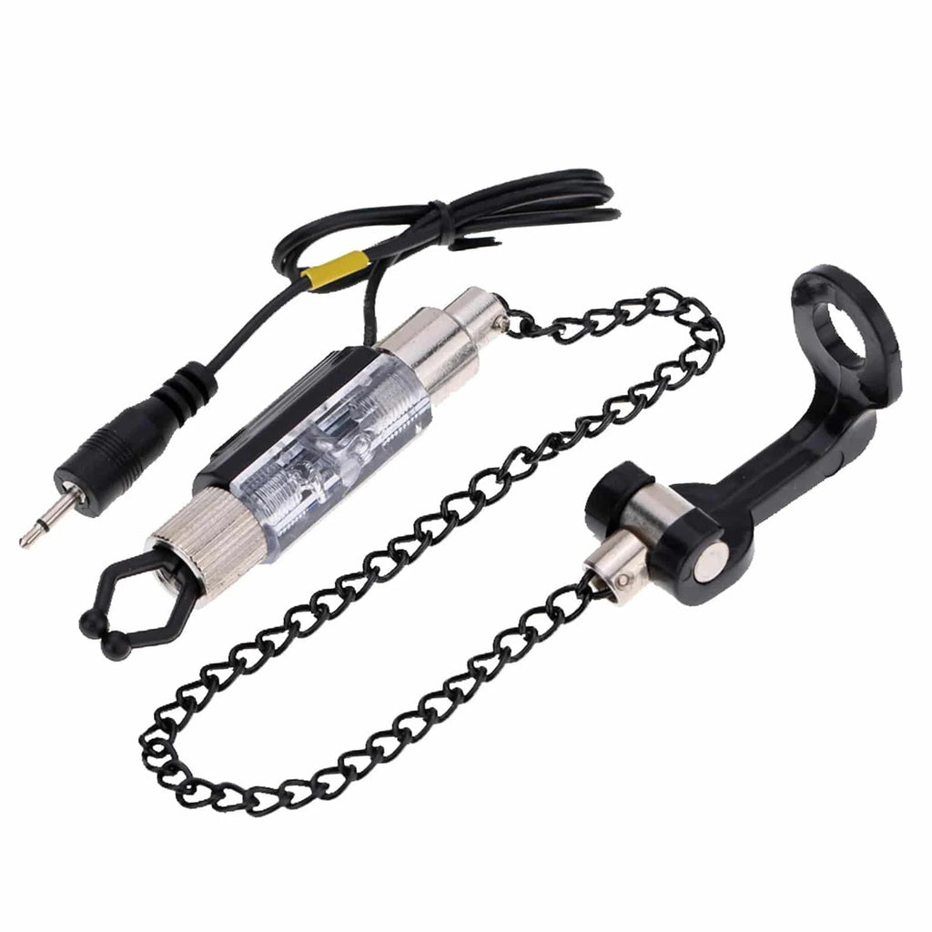 Iron Fishing Bite Alarm Chain Hanger Swinger LED Illuminated Indicator For Outdoor Fishing Tools Fishing Accessories-WAYBIKER