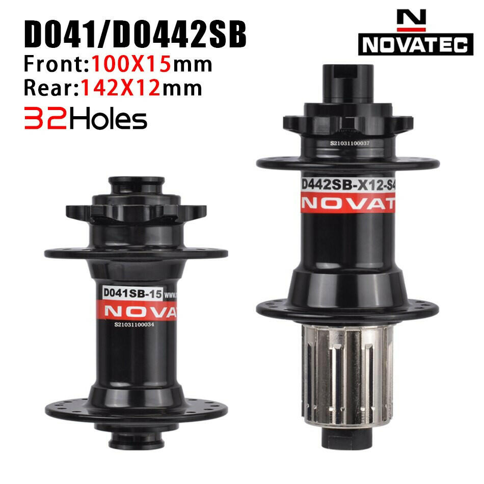 NOVATEC Mountain Bike Hub D041SB D042SB 32/36 Holes Mtb Bushing for 8/9/10/11 Speed MTB Disc Brake Hub Mtb Hubs 32H 36H