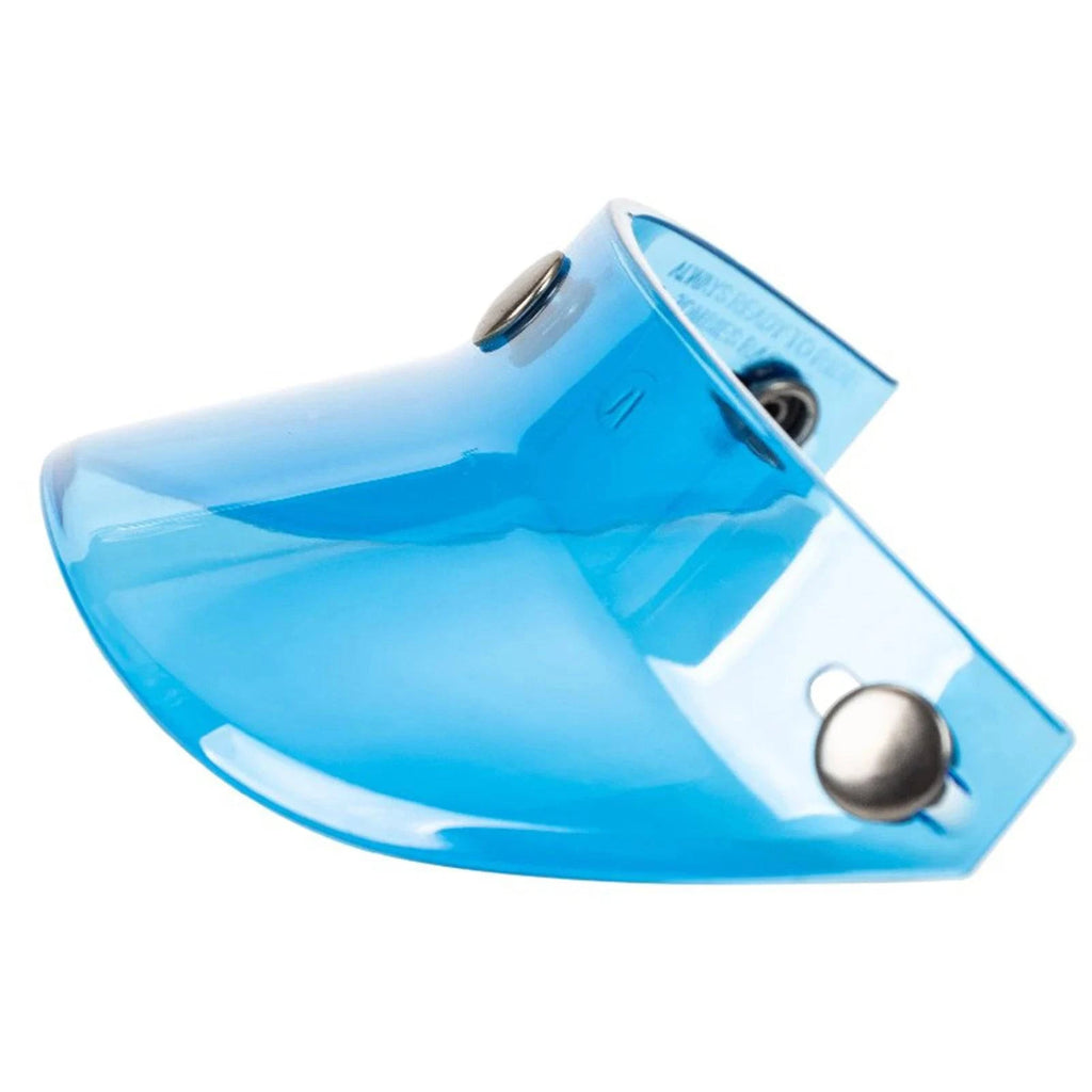 Universal 3 Snap-Button Visor Flip Up Wind Shield for Open Face Motorcycle Helmet Equipment Accessories-WAYBIKER