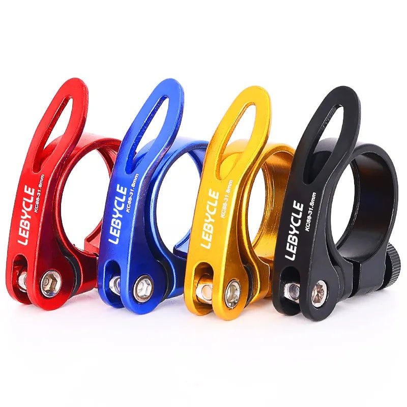 Lebycle Road Bike Aluminum Ultralight Quick Release Bicycle Seat Post Clamp BIKE SEAT PILLAR  QUICK RELEASE-WAYBIKER