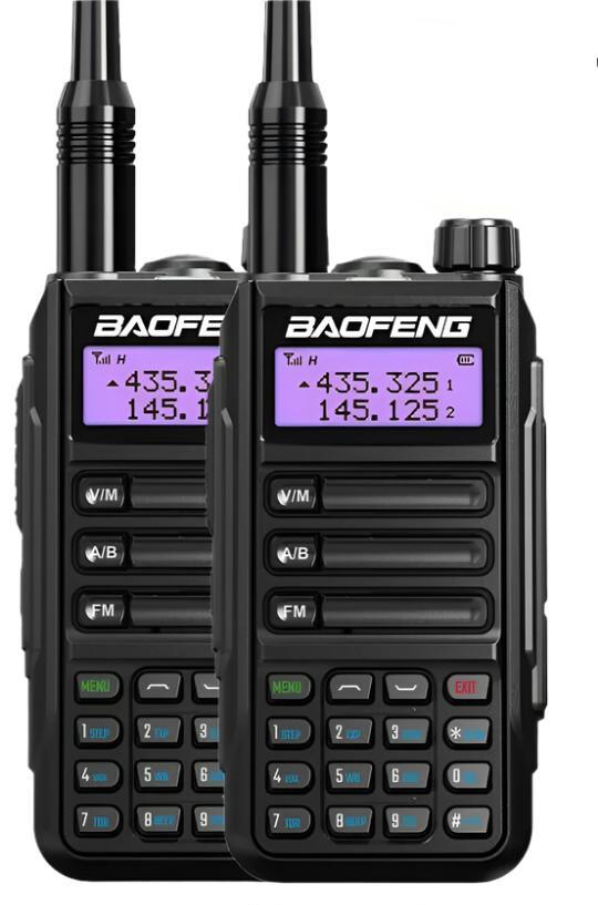 2Pack Baofeng UV16 Pro V2 Walkie Talkie 10W VHF UHF Dual Band Two Way CB Ham Radio UV-16 Portable Radio Transceiver UV5R UV10R-WAYBIKER
