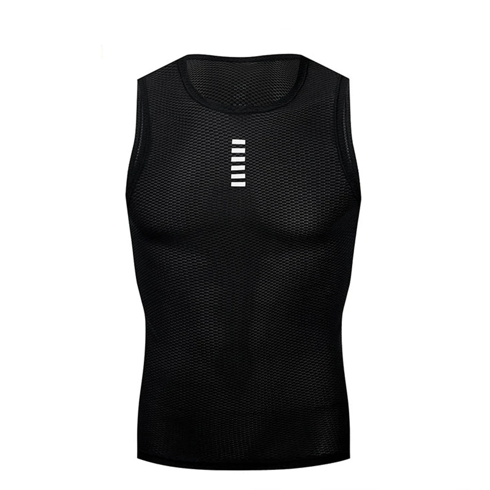 YKYWBIKE Cycling Base Layer Cycling Vest Reflective Underwear Sport Vest Men Undershirt Road Bike Jersey Summer Ride Clothing-WAYBIKER
