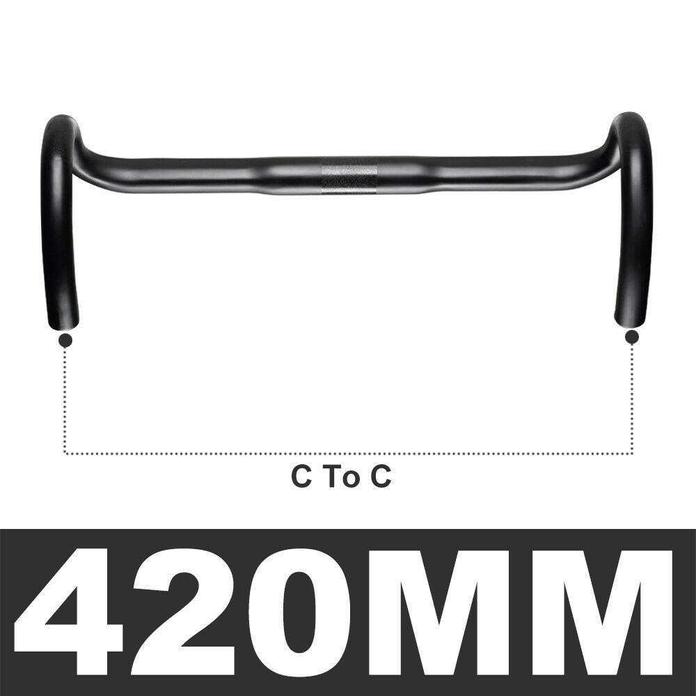 OG-EVKIN Carbon Fiber Handlebar Road Bike Drop Bar Bicycle Handlebar Road Bike Handlebar 31.8mm 400/420mm Bicycle Parts Black UD-WAYBIKER