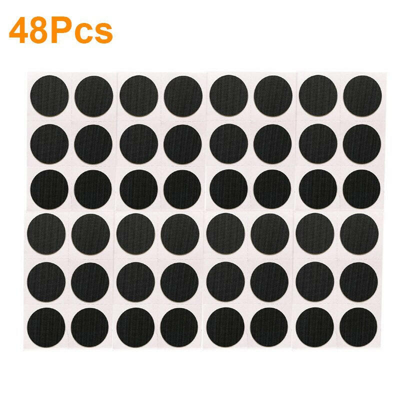 12/24/48Pcs Bike Tire Repair Patch Glue-Free Adhesive Quick Repairing Tyre Protection Patch for Bike Inner Tyre Repair Pads