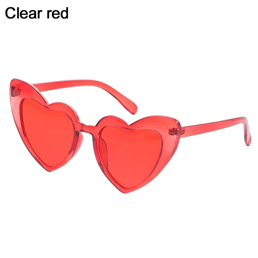 Love Heart Shaped Sunglasses Women Big Frame Fashion Cute Sexy Retro Cat Eye Vintage Sun Glasses UV400 Protection Unisex Eyewear-WAYBIKER