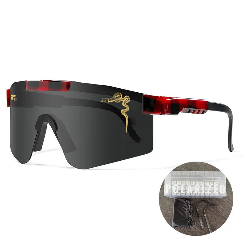 Cycling Glasses UV400 Polarized Outdoor Sports Eyewear Fashion Bike Bicycle Sunglasses Mtb Goggles with Case-WAYBIKER