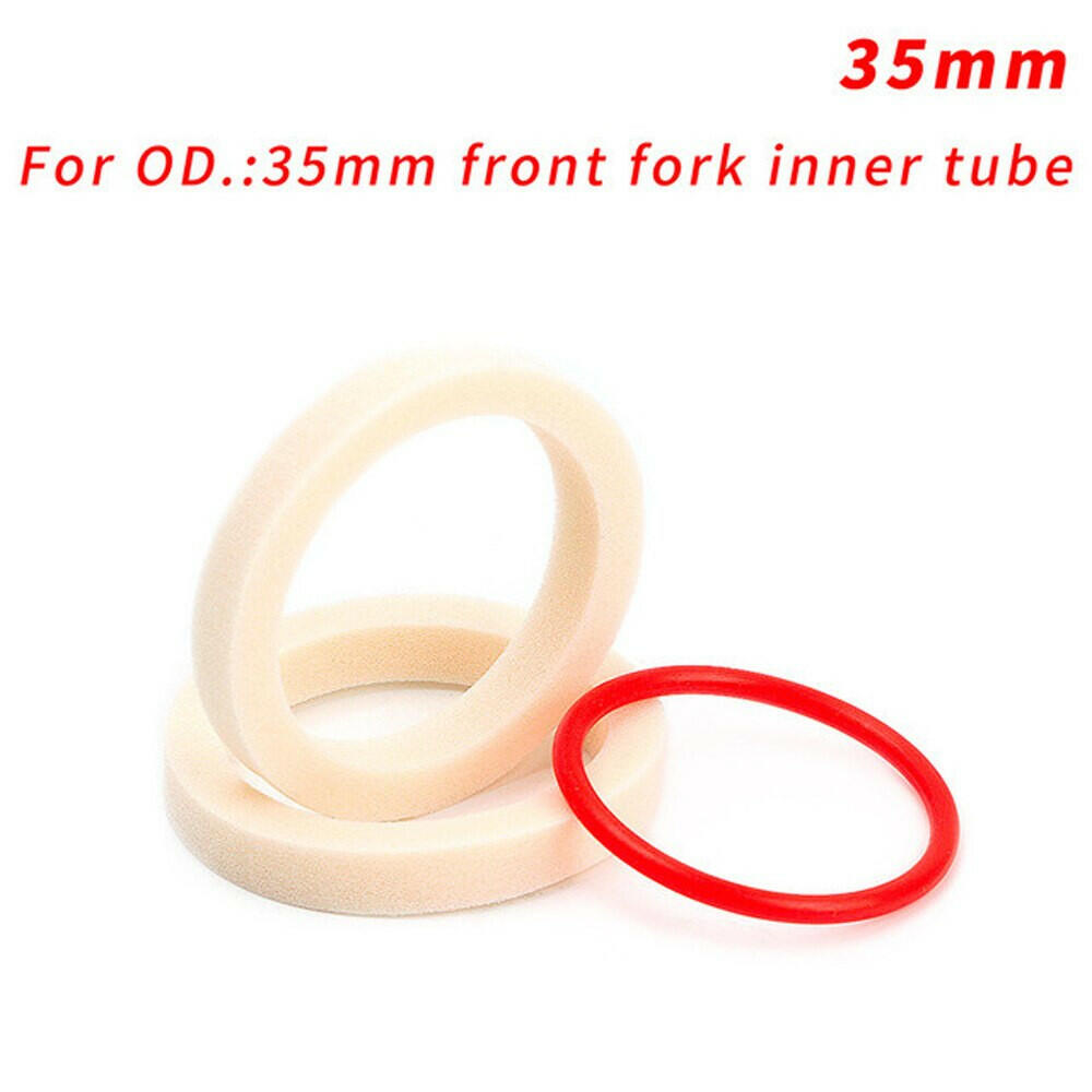 2PCS Bicycle Fork Sponge Ring Oil Sealed Foam For Bike Suspension Fork Sponges Itinerary O-ring 32/34/35/36mm-WAYBIKER