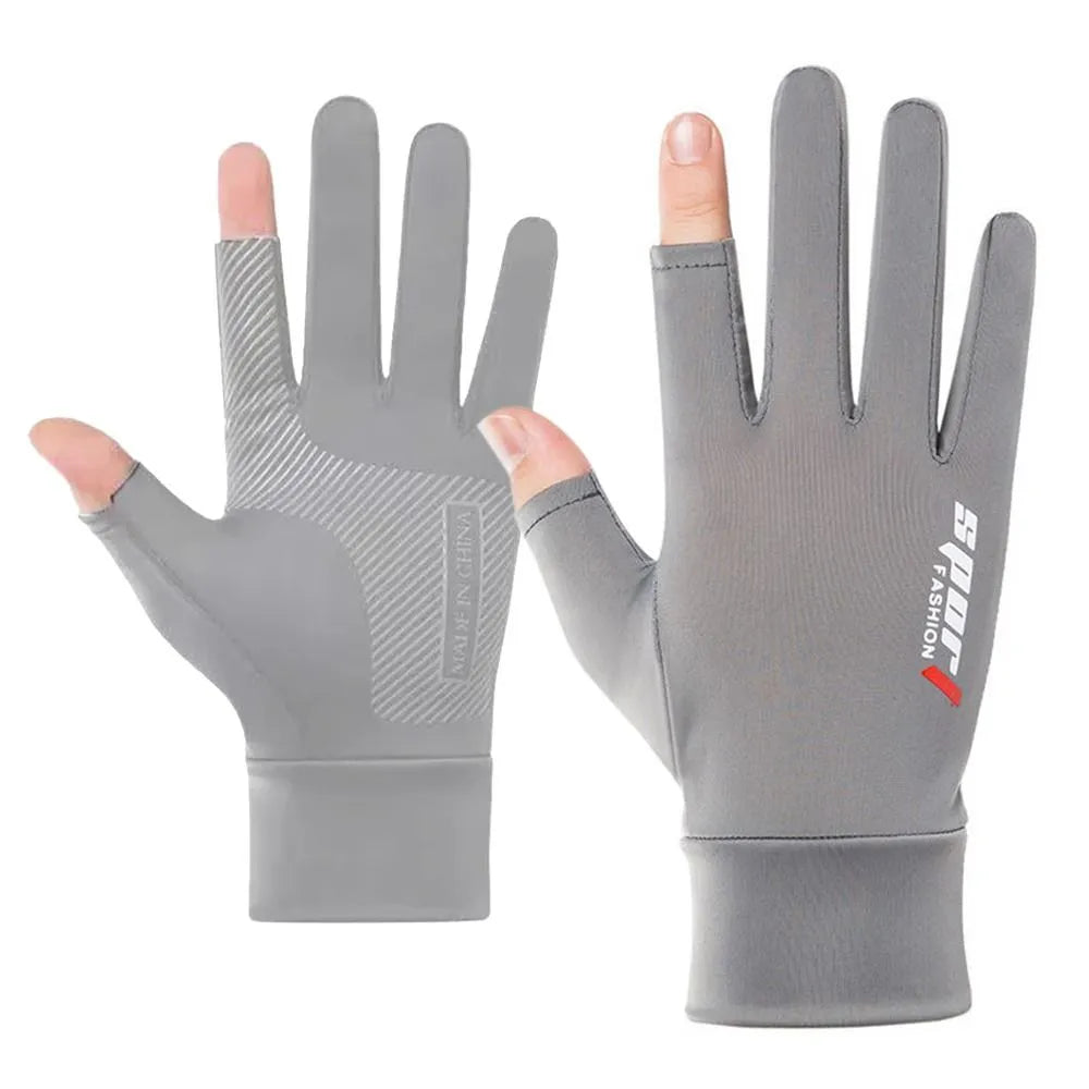 1Pair Summer Cooling Arm Sleeves Cover Women Men Sports Running UV Sun Protection Gloves Outdoor Fishing Cycling Driving Sleeves-WAYBIKER